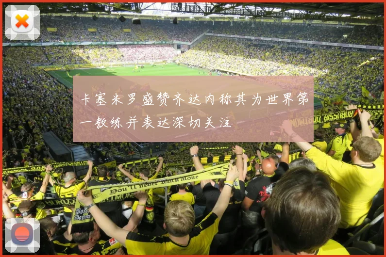 卡塞米罗盛赞齐达内称其为世界第一教练并表达深切关注